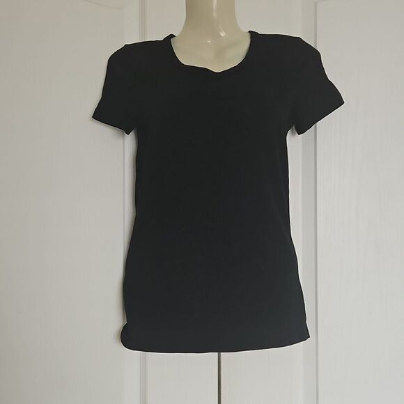 H&M Women's Bundle Short Sleeves T-Shirt & Casual Pants Gray & Black XS-30R - Picture 5 of 16